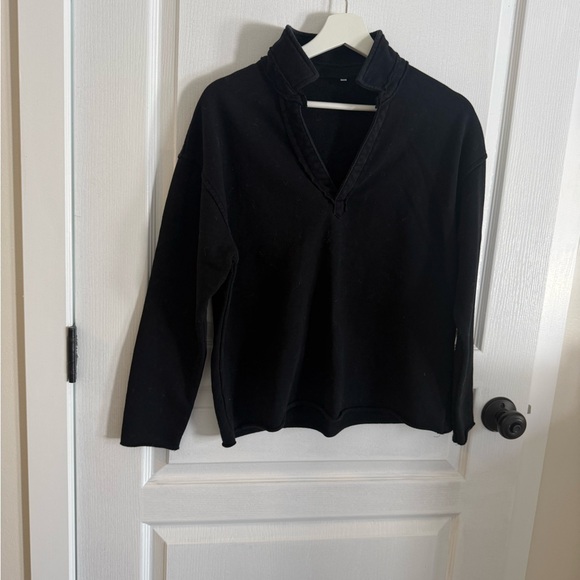 Amazon Women's Black Drawstring Wide-Leg Track Pants & Top F&E Dupe Set - Picture 2 of 6